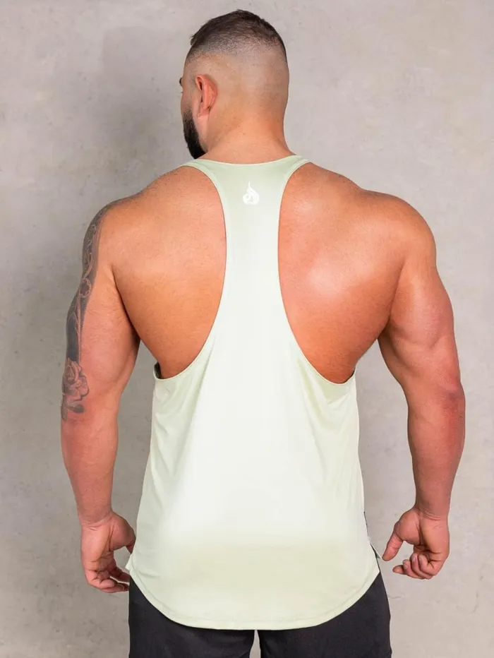 Tanks Mens Ryderwear NRG Stringer Matcha