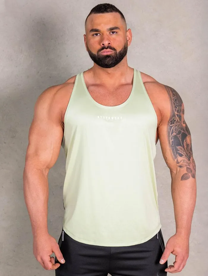 Tanks Mens Ryderwear NRG Stringer Matcha