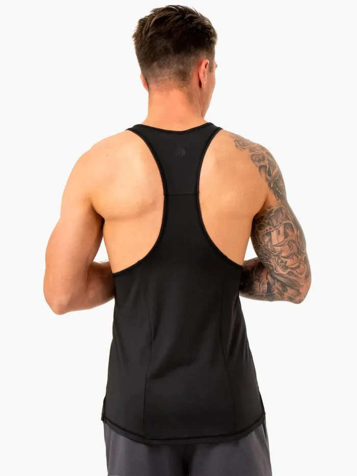 Tanks Mens Ryderwear Optimal Mesh TBack Black
