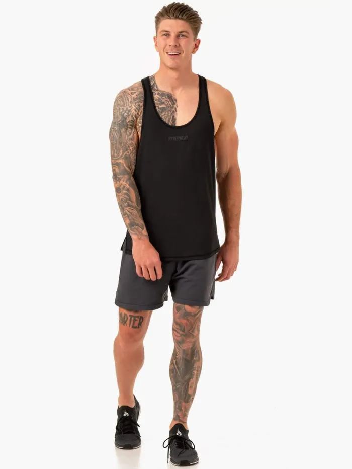 Tanks Mens Ryderwear Optimal Mesh TBack Black