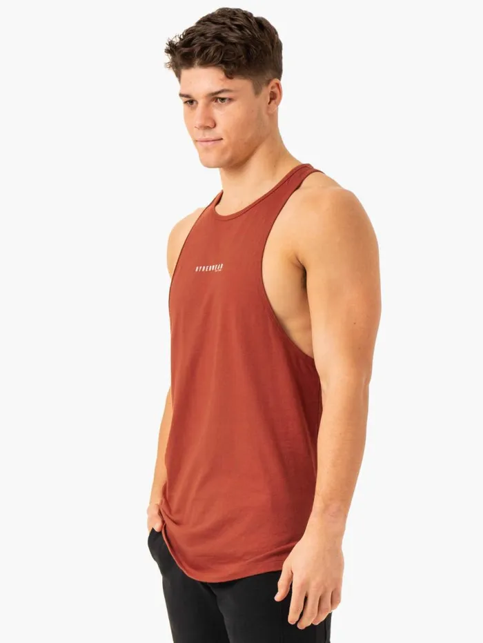 Tanks Mens Ryderwear Pursuit Baller Tank Red Clay