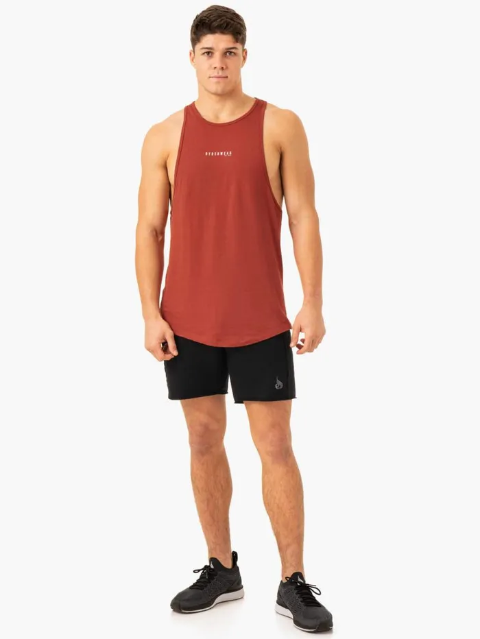 Tanks Mens Ryderwear Pursuit Baller Tank Red Clay