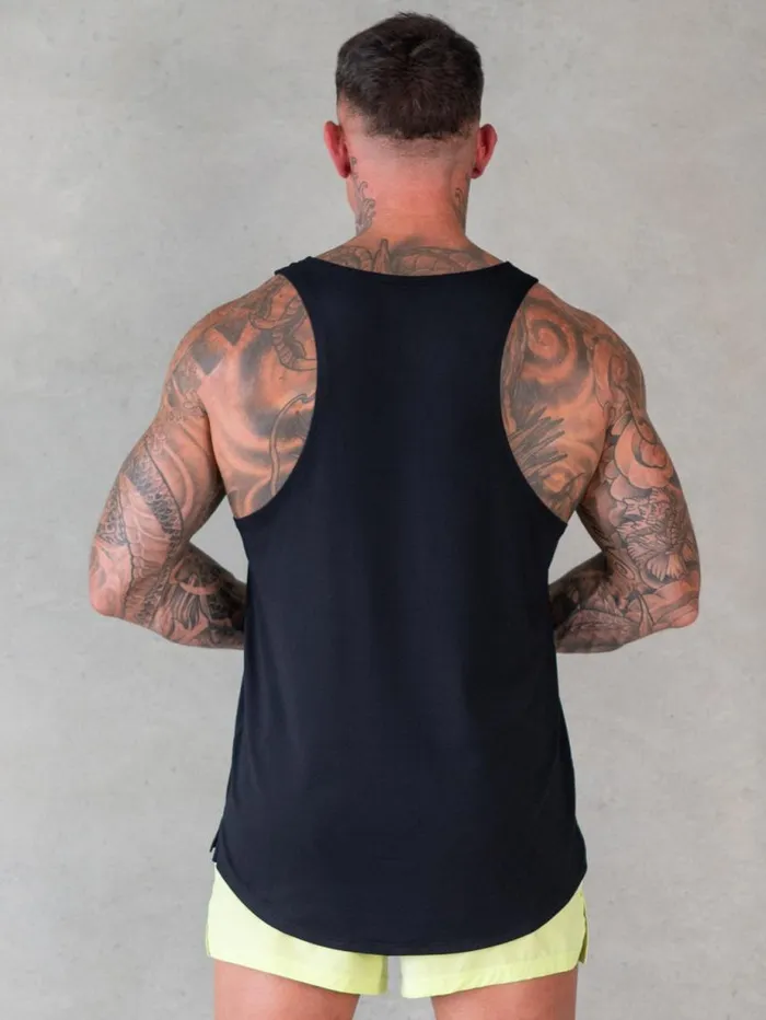 Tanks Mens Ryderwear Soft Tech Tank Black