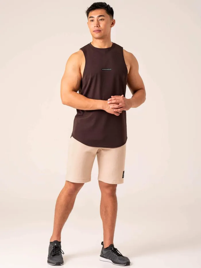 Tanks Mens Ryderwear Terrain Tank Dark Oak