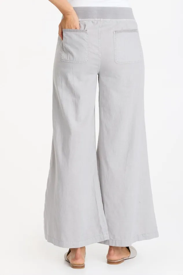Teresa Pant 20 Cotton Grey Pigment Clothing XCVI Pants