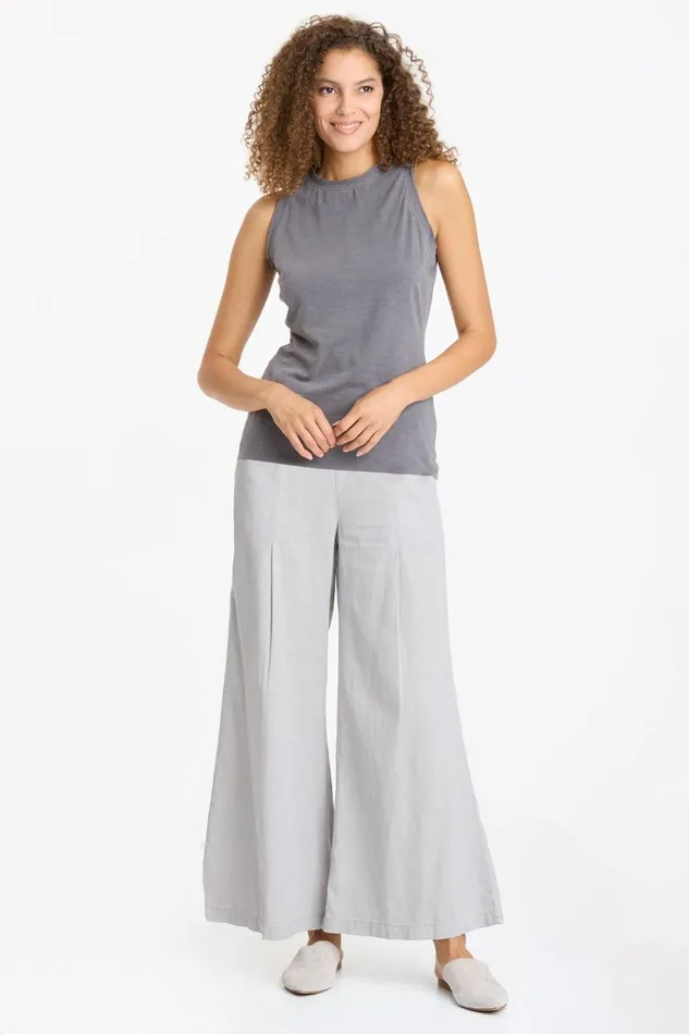 Teresa Pant 20 Cotton Grey Pigment Clothing XCVI Pants