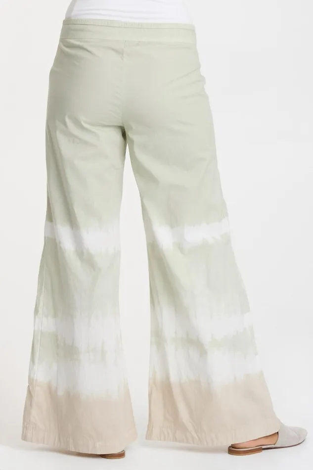 Terraced Wide Leg Pant Caravel Wash Meadow Clothing XCVI Pants