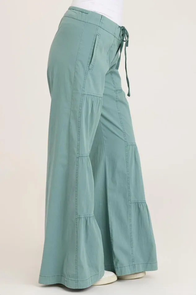 Terraced Wide Leg Pant Folk Tale Clothing XCVI Pants