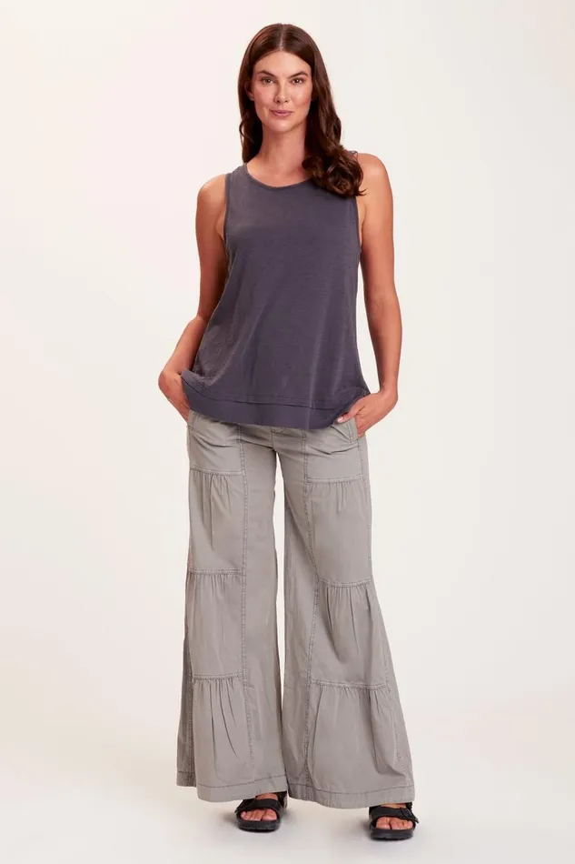 Terraced Wide Leg Pant Frost Clothing XCVI Pants