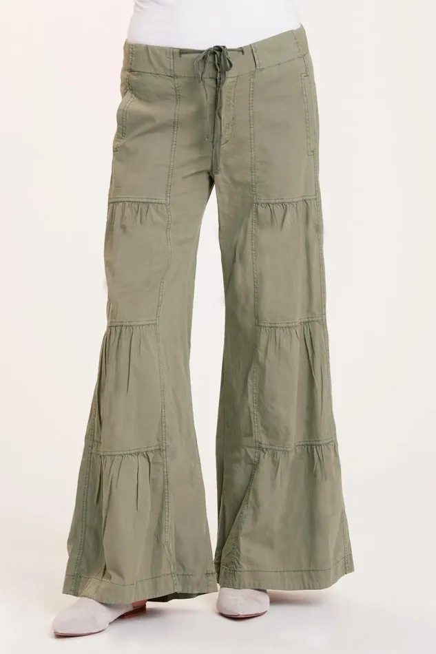 Terraced Wide Leg Pant Hillside Pigment Clothing XCVI Pants