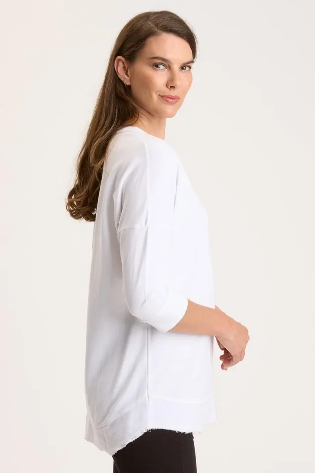 Terry Fira Pullover White Clothing XCVI Sweatshirts