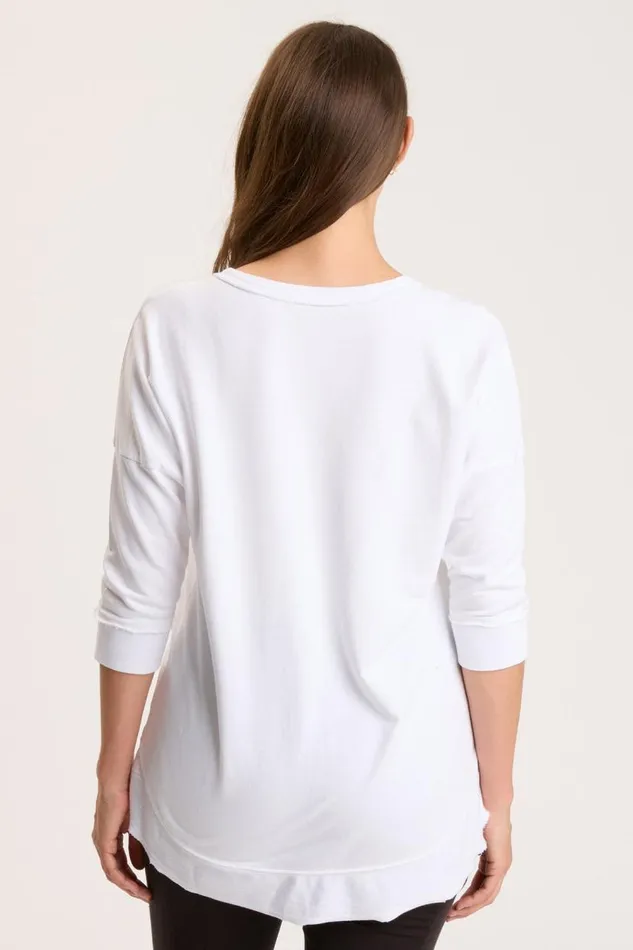 Terry Fira Pullover White Clothing XCVI Sweatshirts