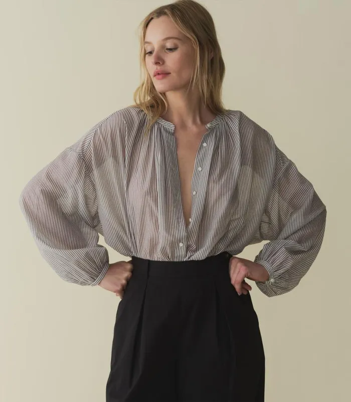 THE JANE BLOUSE Brighton Stripe Shop DEN Tops