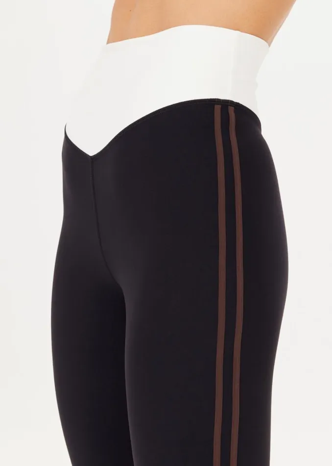 The Upside ALCARAZ 25IN HIGH MIDI PANT Black Shop Leggings