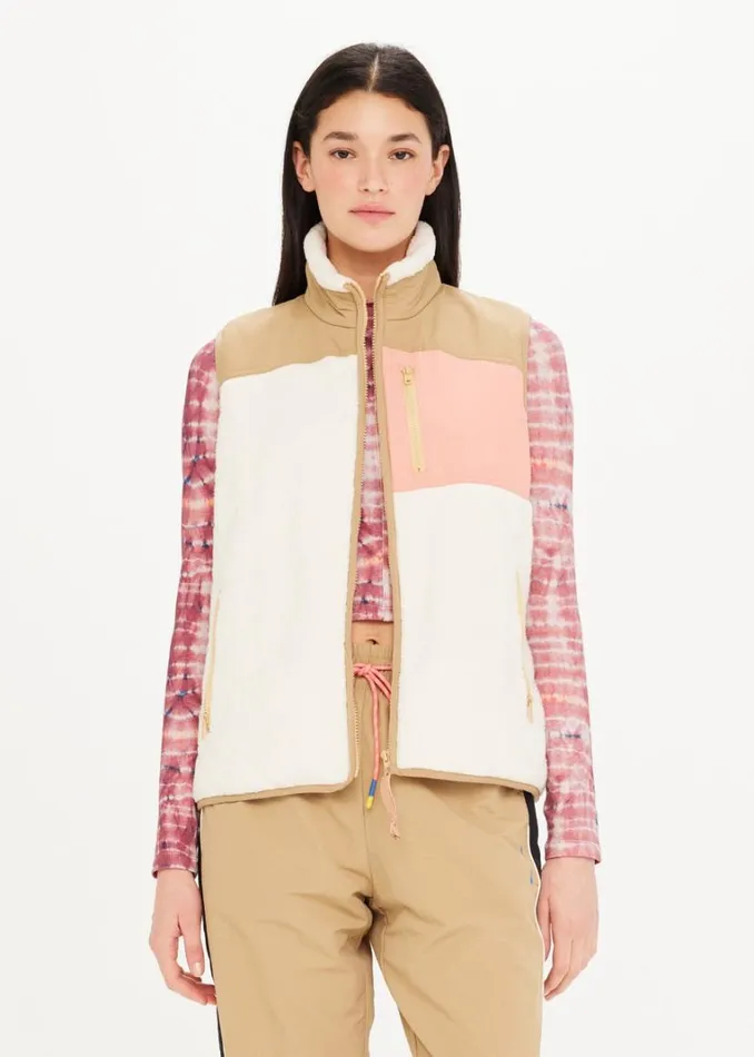 The Upside ALTITUDE ATLAS GILET Oat Shop Jackets and Coats