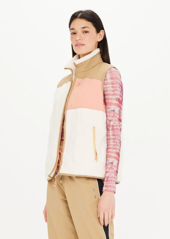 The Upside ALTITUDE ATLAS GILET Oat Shop Jackets and Coats