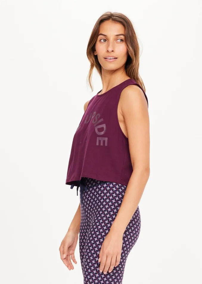 The Upside BAILEY CROP TANK Fig Shop Shirts and Tanks The Upside BAILEY CROP TANK Fig Shop Shirts and Tanks