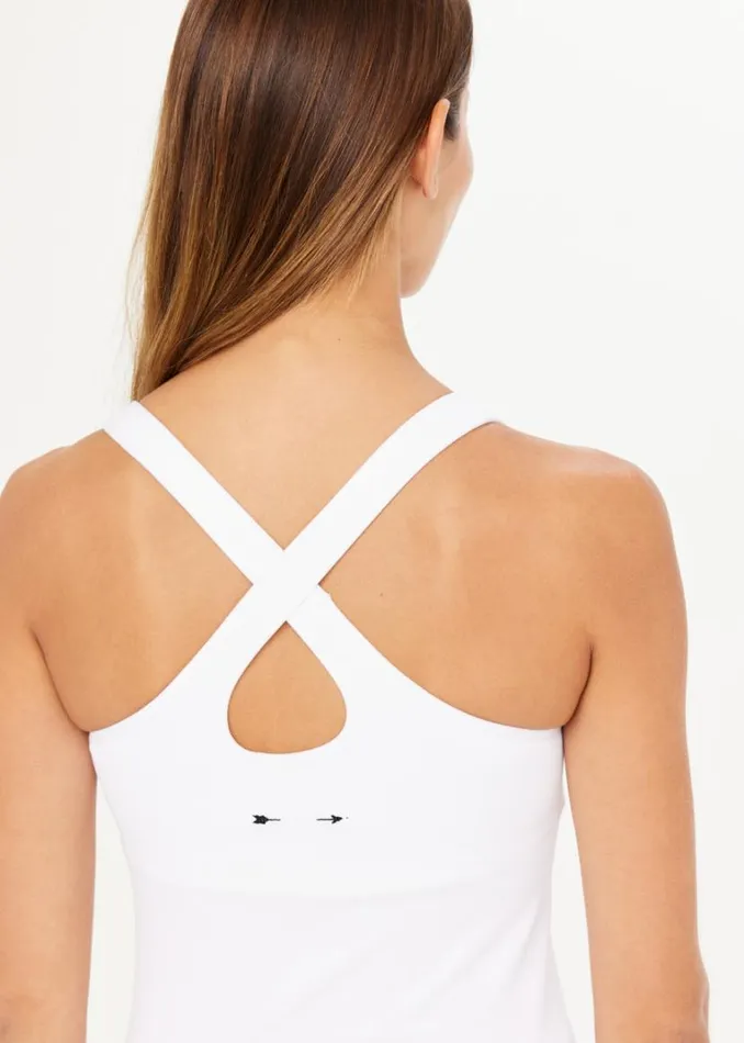 The Upside BALANCE SEAMLESS LENNY TANK White Shop Shirts and Tanks The Upside BALANCE SEAMLESS LENNY TANK White Shop Shirts and Tanks