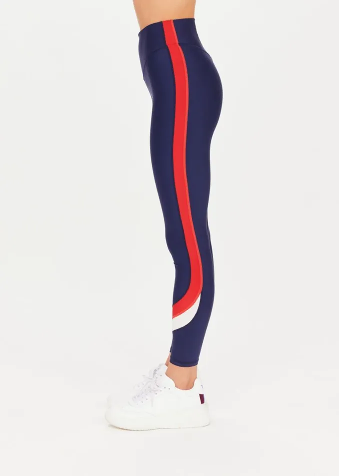 The Upside BALLPARK 25IN HIGH MIDI PANT Navy Shop Leggings The Upside BALLPARK 25IN HIGH MIDI PANT Navy Shop Leggings