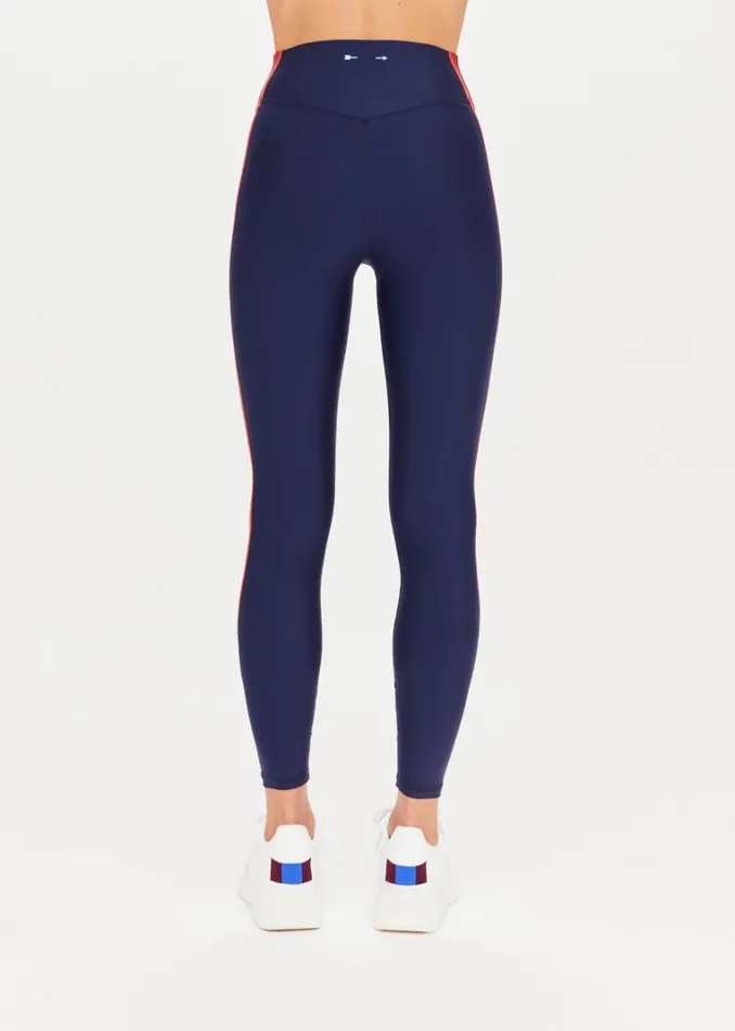The Upside BALLPARK 25IN HIGH MIDI PANT Navy Shop Leggings The Upside BALLPARK 25IN HIGH MIDI PANT Navy Shop Leggings