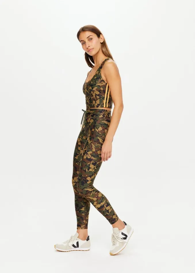 The Upside BASECAMP 25IN POCKET MIDI PANT Camo Shop Leggings