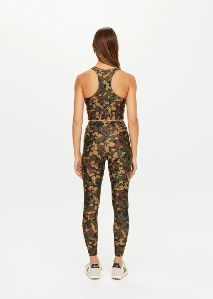 The Upside BASECAMP 25IN POCKET MIDI PANT Camo Shop Leggings
