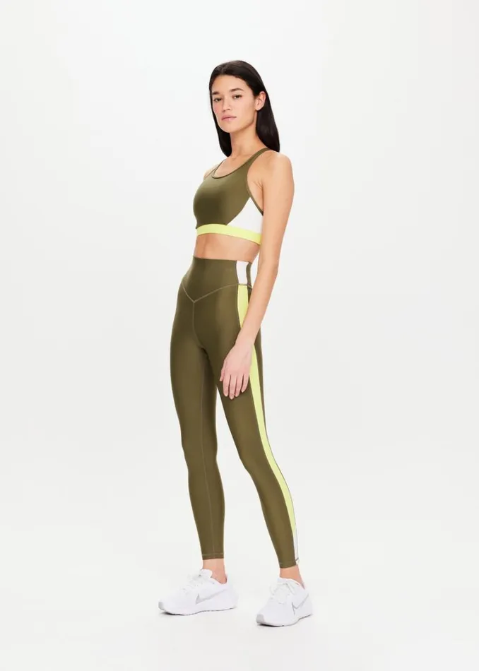 The Upside BEAT 25IN HIGH MIDI PANT Olive Shop Leggings The Upside BEAT 25IN HIGH MIDI PANT Olive Shop Leggings