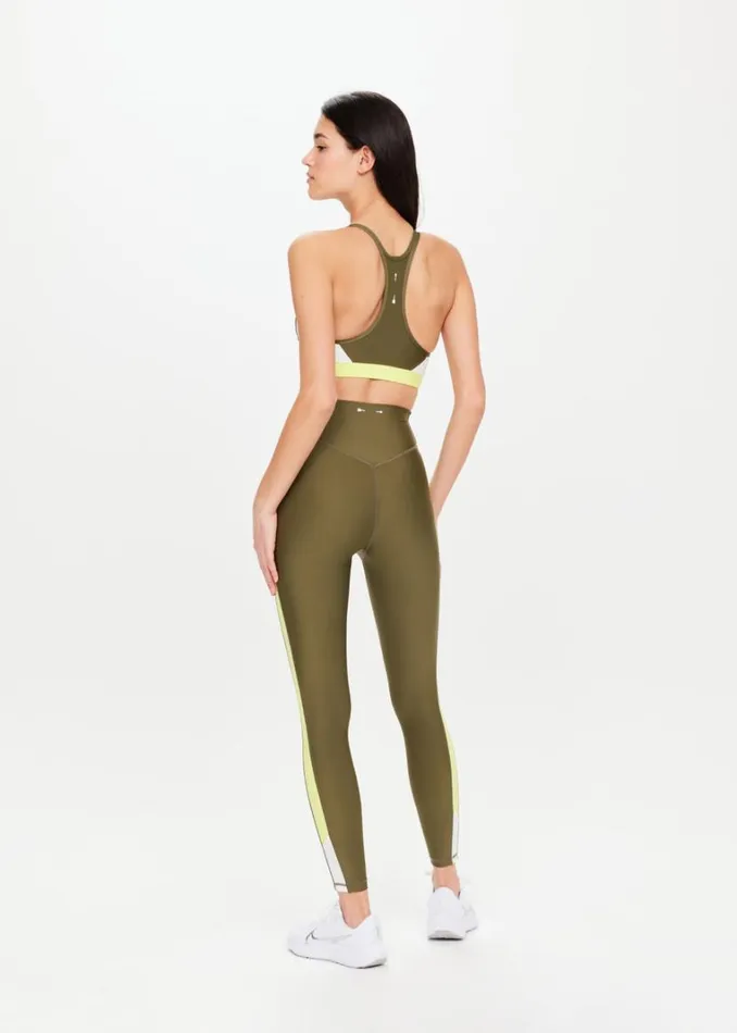 The Upside BEAT 25IN HIGH MIDI PANT Olive Shop Leggings The Upside BEAT 25IN HIGH MIDI PANT Olive Shop Leggings