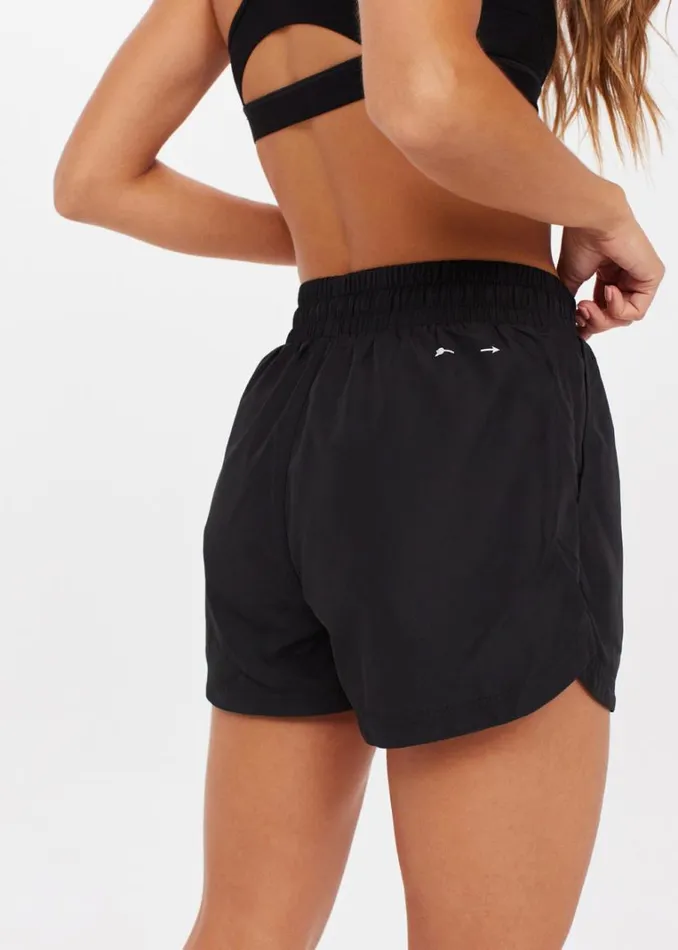 The Upside BILLIE RUN SHORT Black Shop Shorts The Upside BILLIE RUN SHORT Black Shop Shorts