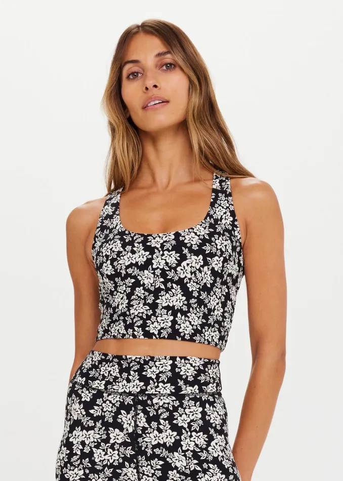 The Upside BLOOM MARGOT CROP Floral Shop Sports Bras The Upside BLOOM MARGOT CROP Floral Shop Sports Bras