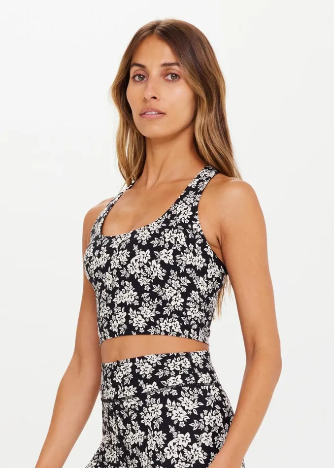 The Upside BLOOM MARGOT CROP Floral Shop Sports Bras The Upside BLOOM MARGOT CROP Floral Shop Sports Bras