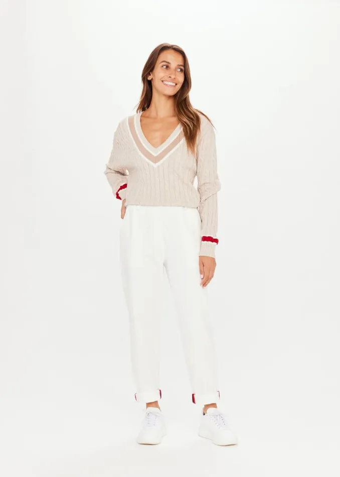 The Upside BOSTON PANT White Shop Pants