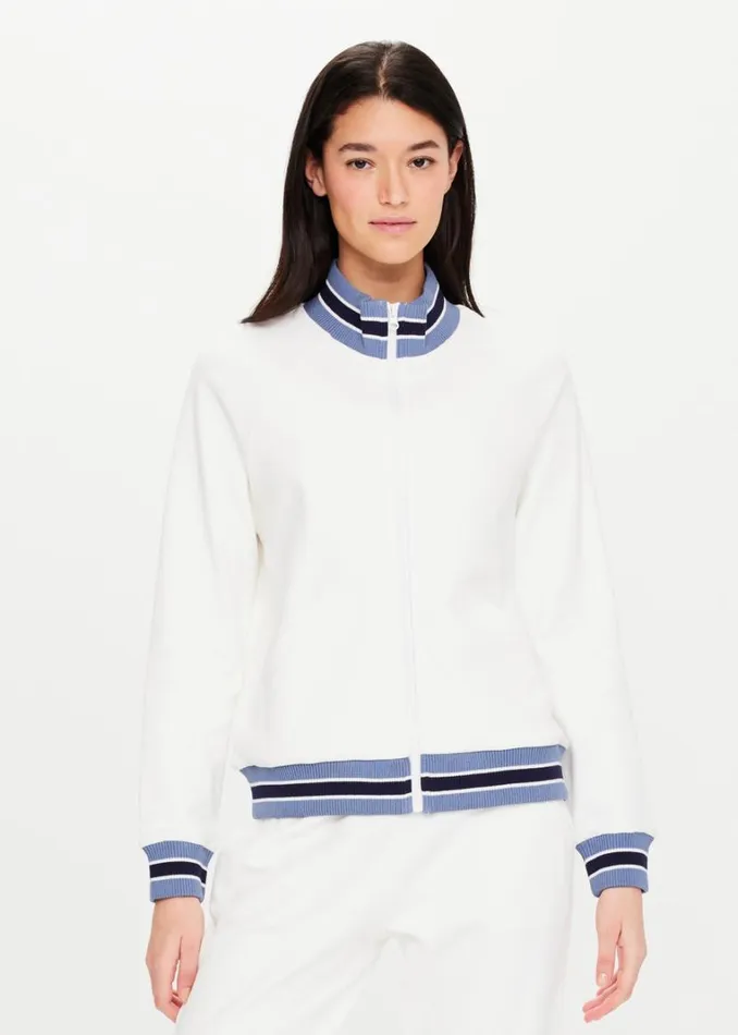 The Upside BOUNCE QUINN JACKET White Shop Jackets and Coats