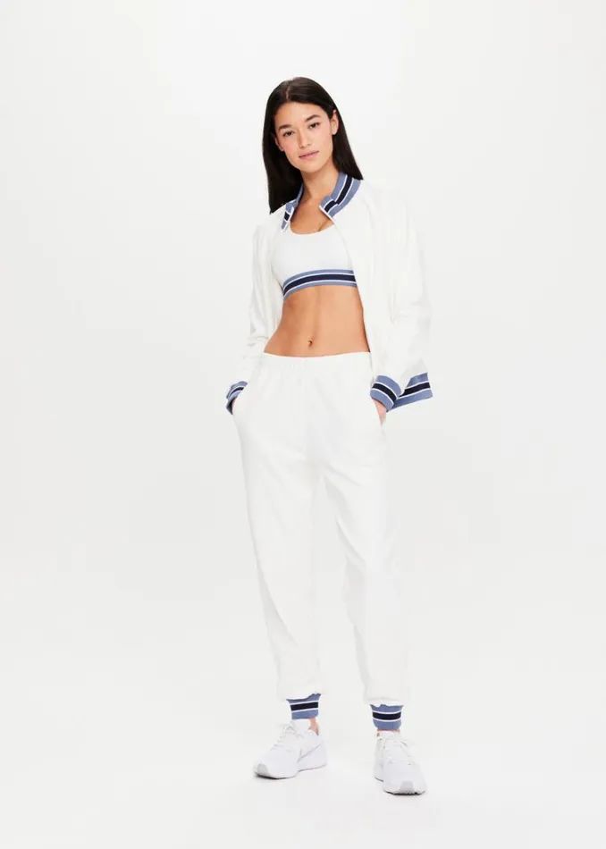 The Upside BOUNCE QUINN JACKET White Shop Jackets and Coats