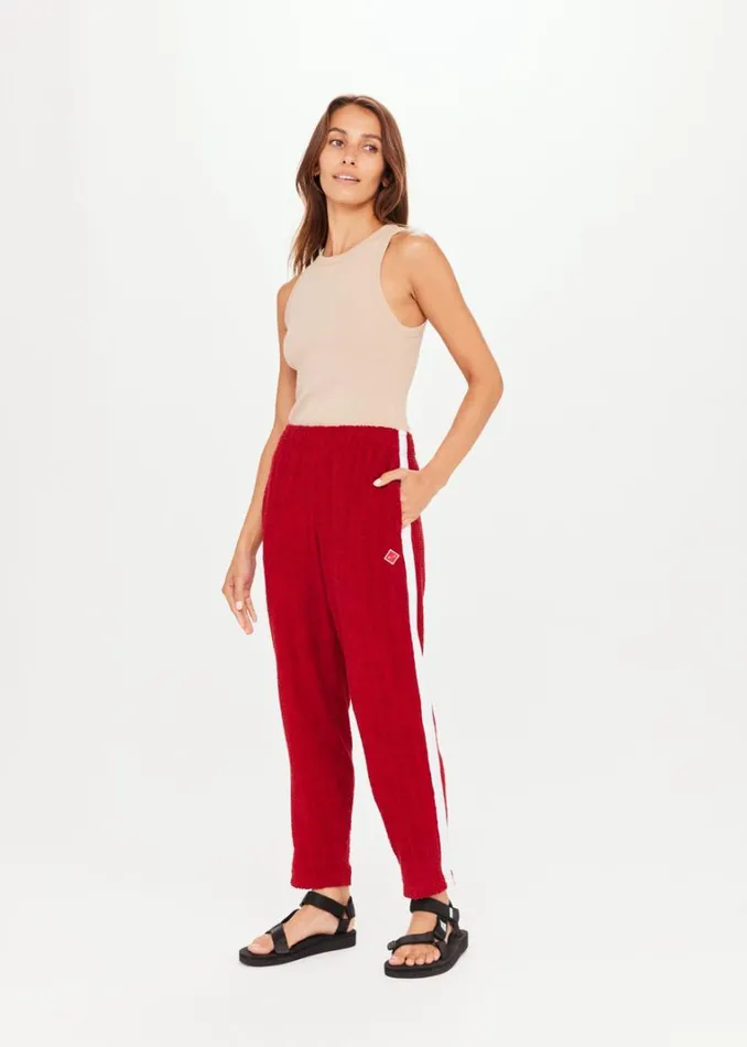 The Upside COLLEGIATE FRANCA PANT Red Shop Pants