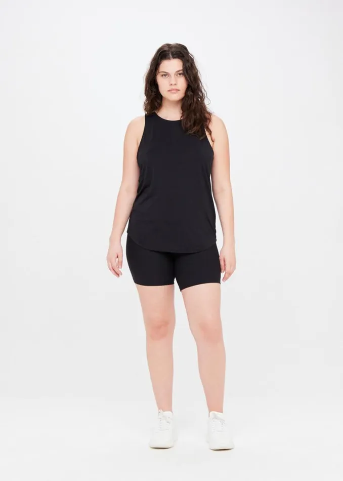 The Upside DRI RELEASE MARKOVA TANK Black Shop Shirts and Tanks