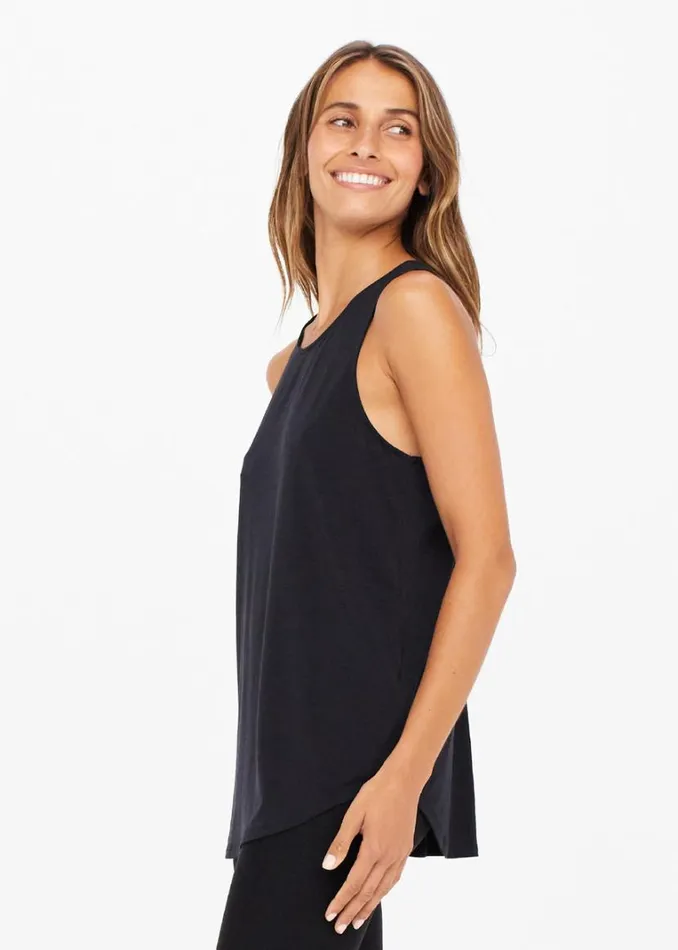 The Upside DRI RELEASE MARKOVA TANK Black Shop Shirts and Tanks