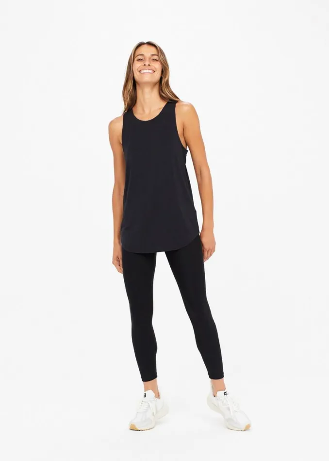 The Upside DRI RELEASE MARKOVA TANK Black Shop Shirts and Tanks