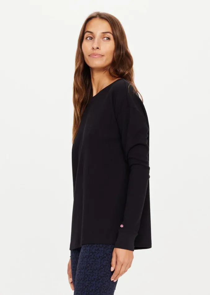 The Upside EVIE LONG SLEEVE Black Shop Shirts and Tanks The Upside EVIE LONG SLEEVE Black Shop Shirts and Tanks