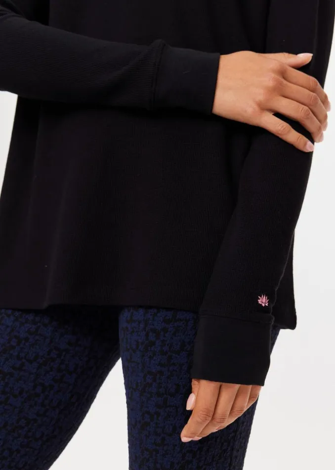 The Upside EVIE LONG SLEEVE Black Shop Shirts and Tanks The Upside EVIE LONG SLEEVE Black Shop Shirts and Tanks
