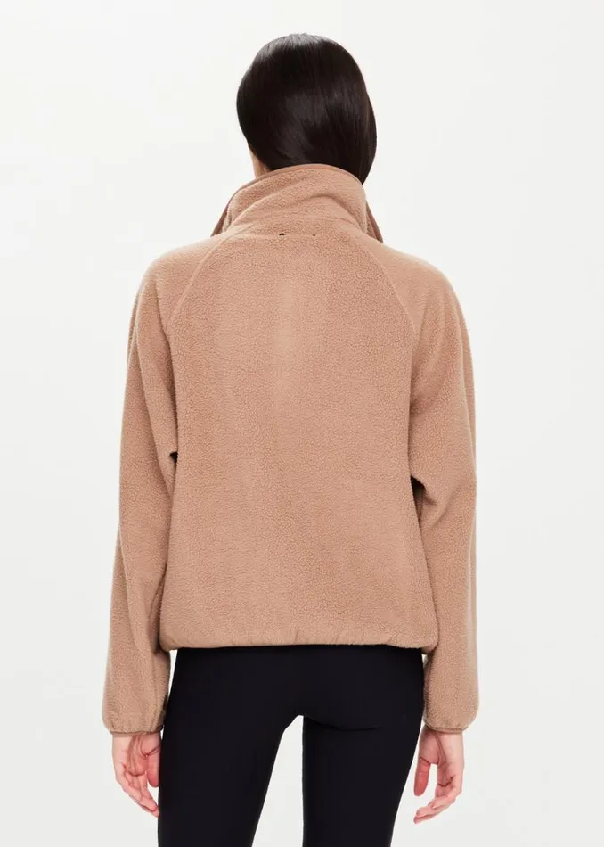 The Upside HARLOW PULLOVER Mocha Shop Jackets and Coats The Upside HARLOW PULLOVER Mocha Shop Jackets and Coats