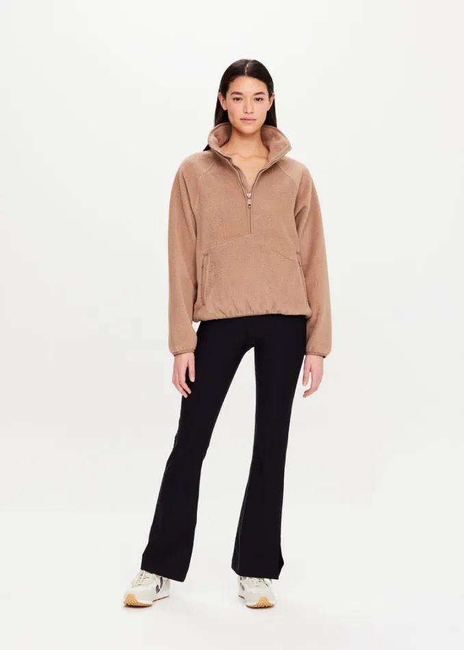The Upside HARLOW PULLOVER Mocha Shop Jackets and Coats The Upside HARLOW PULLOVER Mocha Shop Jackets and Coats
