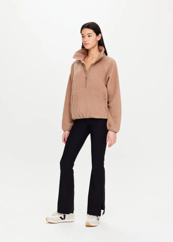 The Upside HARLOW PULLOVER Mocha Shop Jackets and Coats The Upside HARLOW PULLOVER Mocha Shop Jackets and Coats