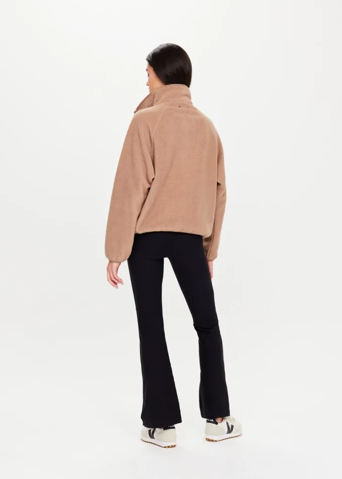 The Upside HARLOW PULLOVER Mocha Shop Jackets and Coats The Upside HARLOW PULLOVER Mocha Shop Jackets and Coats