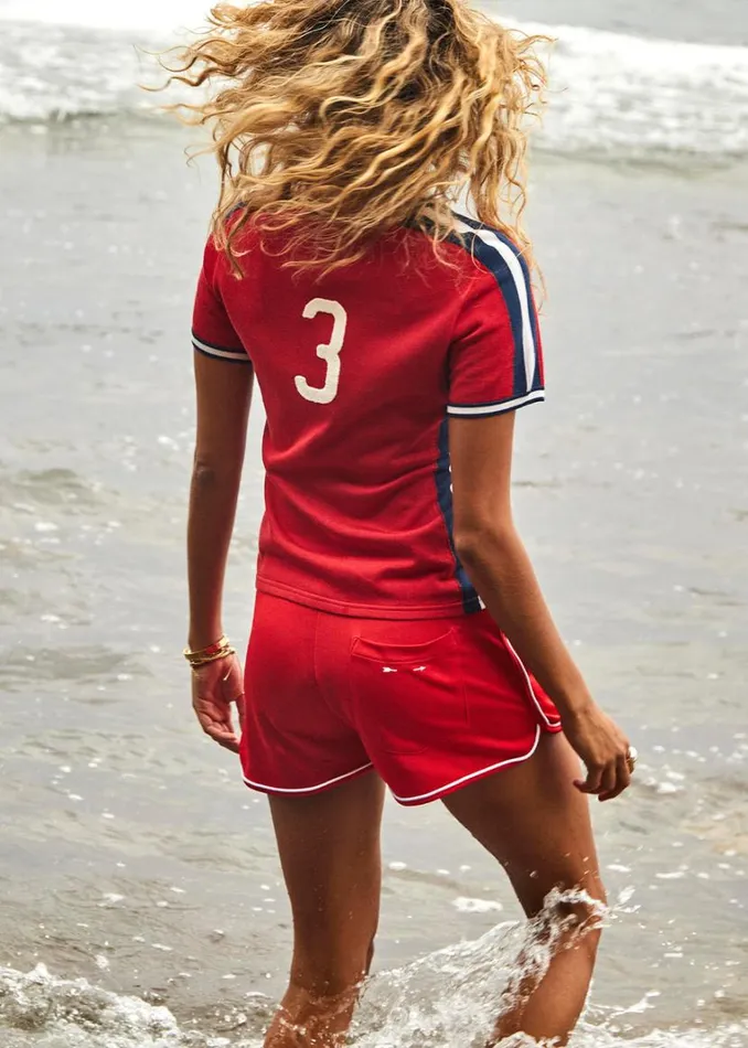 The Upside IRO TRACK SHORT Chilli Shop Shorts