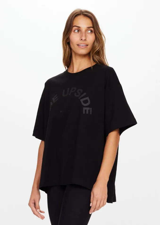 The Upside LAURA TEE Black Shop Shirts and Tanks The Upside LAURA TEE Black Shop Shirts and Tanks