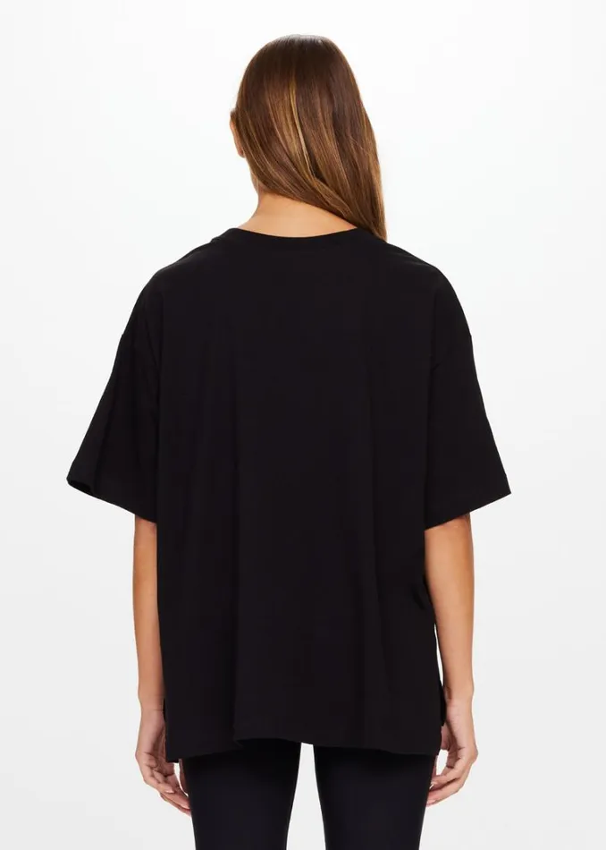 The Upside LAURA TEE Black Shop Shirts and Tanks The Upside LAURA TEE Black Shop Shirts and Tanks