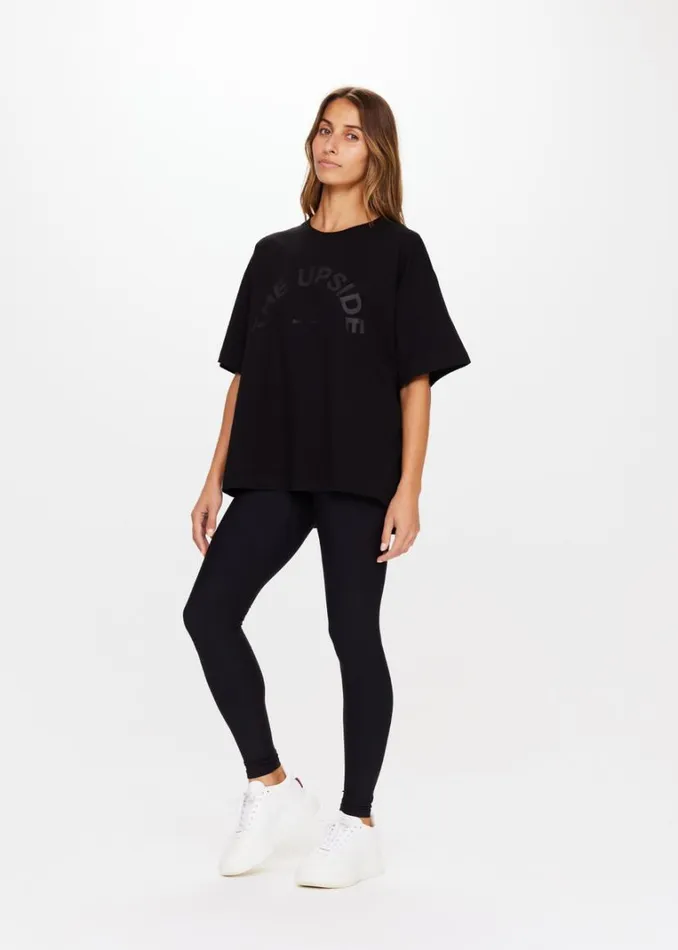 The Upside LAURA TEE Black Shop Shirts and Tanks The Upside LAURA TEE Black Shop Shirts and Tanks
