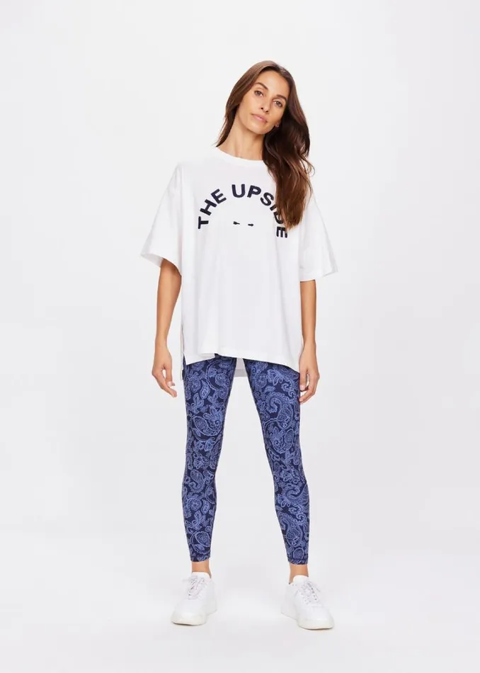 The Upside LAURA TEE White Shop Shirts and Tanks The Upside LAURA TEE White Shop Shirts and Tanks