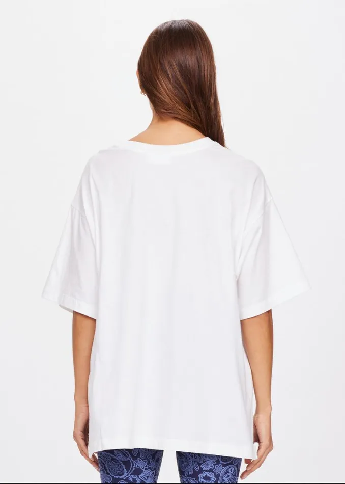 The Upside LAURA TEE White Shop Shirts and Tanks The Upside LAURA TEE White Shop Shirts and Tanks